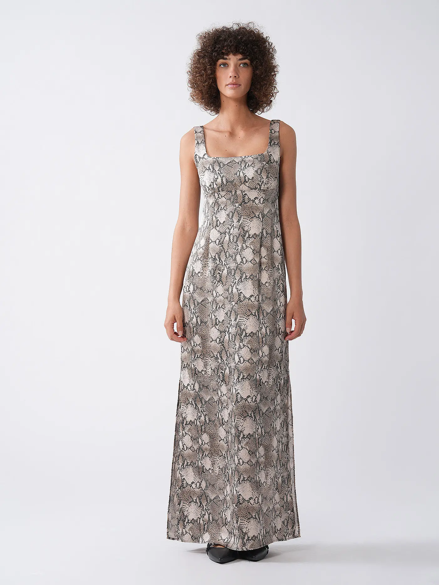 HUGO | Maxikleid KAJANI-1  | beige