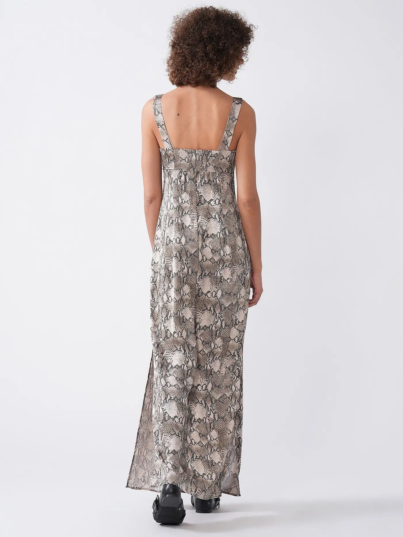 HUGO | Maxikleid KAJANI-1  | beige
