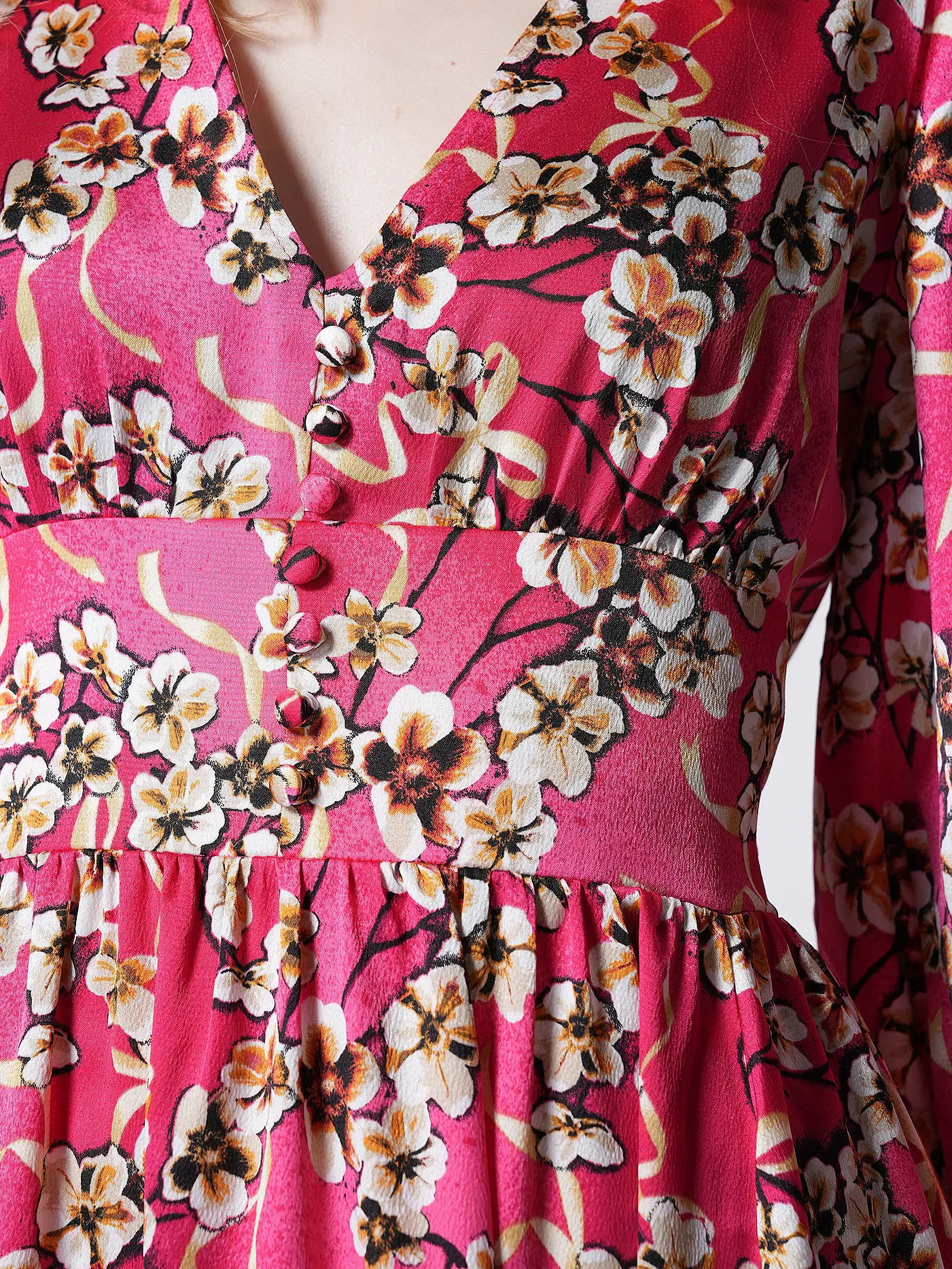 HUGO | Maxikleid KWEEN | pink
