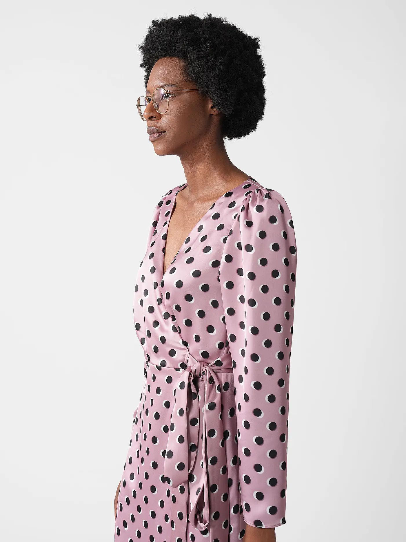 HUGO | Midikleid KAPIA-1 | rosa