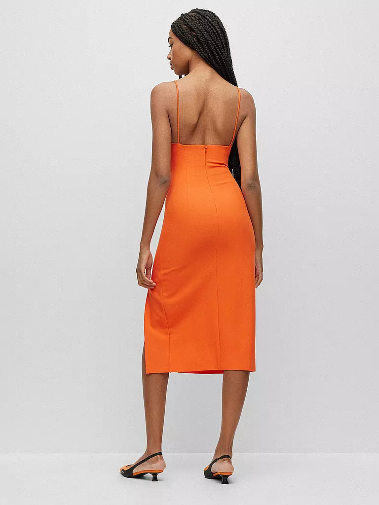 HUGO | Midikleid KARDINA | orange