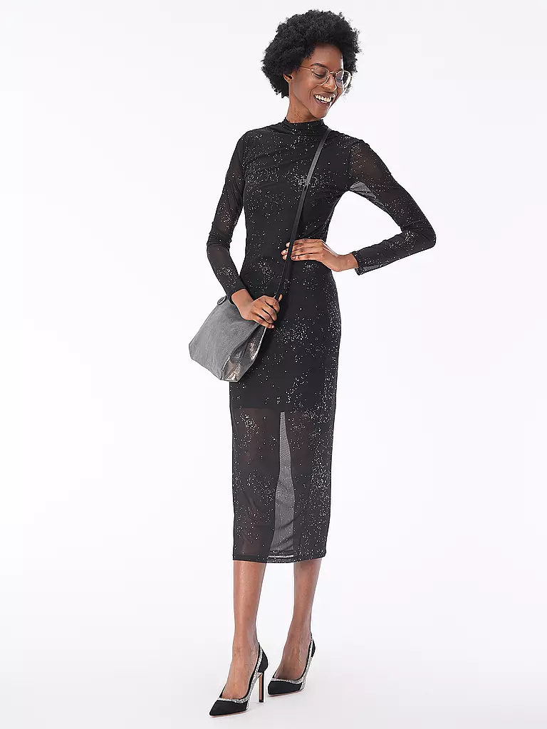 HUGO | Midikleid NASUSE | schwarz