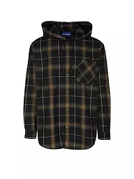 HUGO | Overshirt  | olive