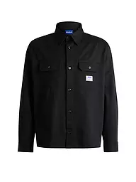 HUGO | Overshirt EKYNONE | schwarz