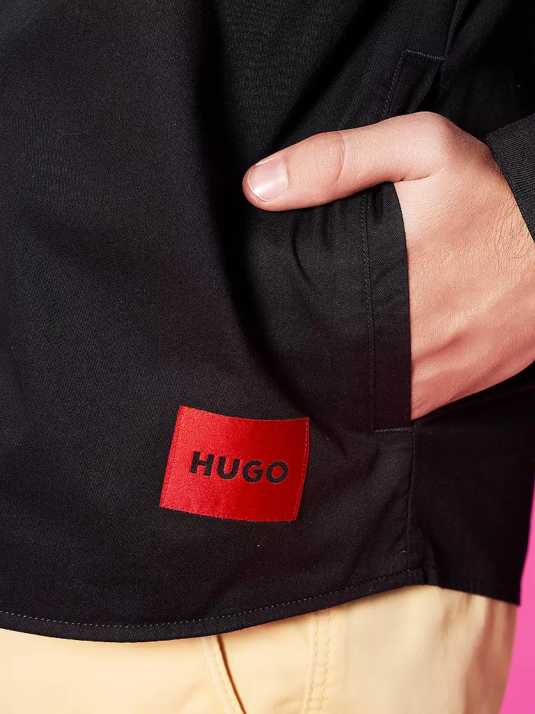 HUGO | Overshirt Elvis | schwarz