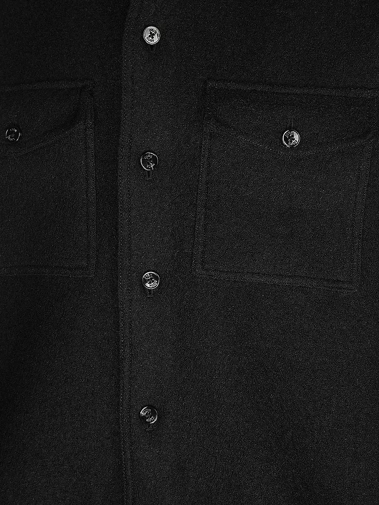 HUGO | Overshirt ENALU | schwarz