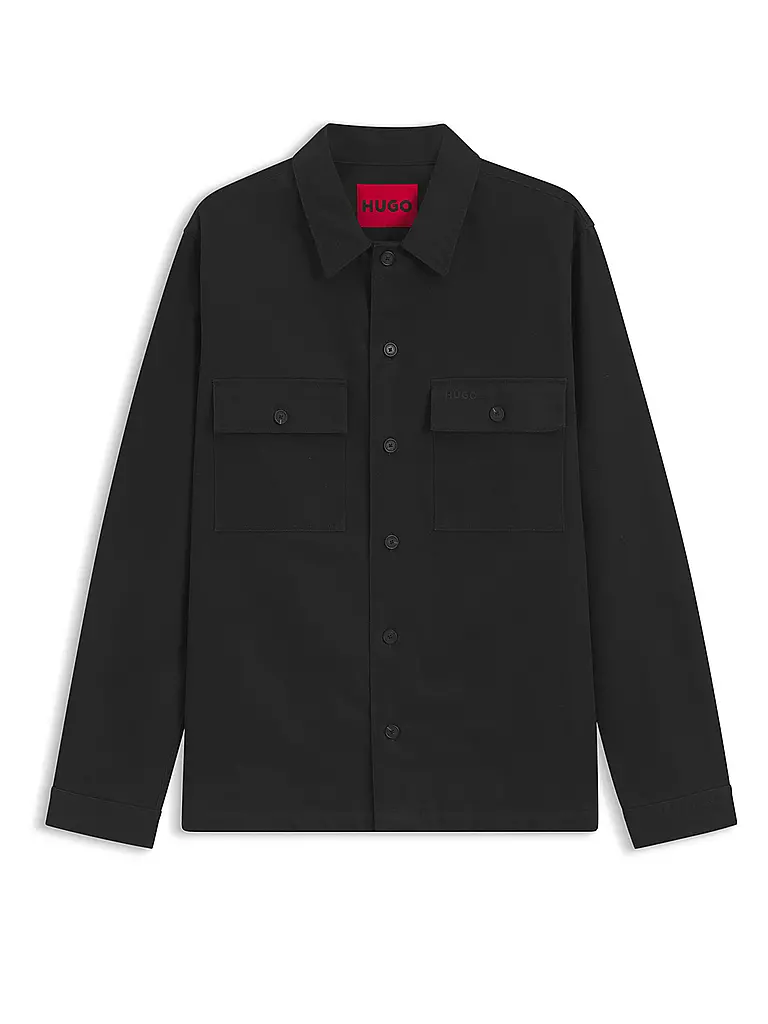 HUGO | Overshirt EPOLDO | schwarz
