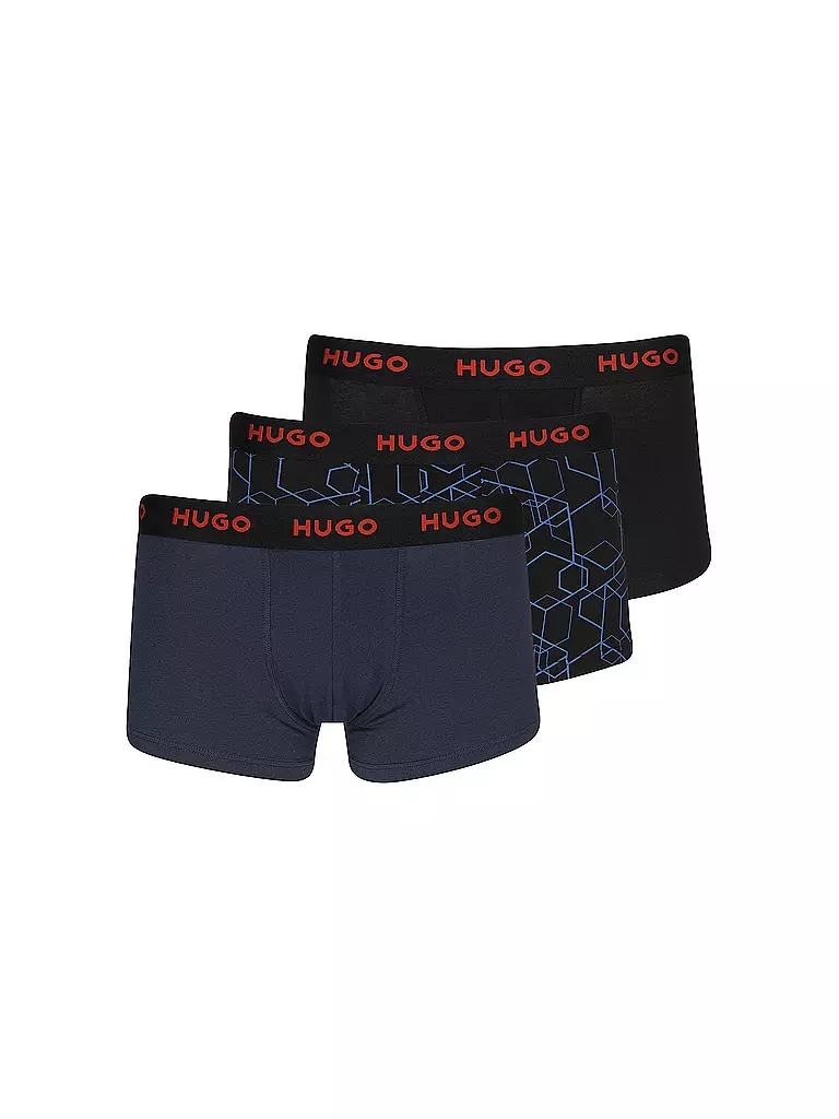 HUGO | Pants  3-er Pkg open blue | blau