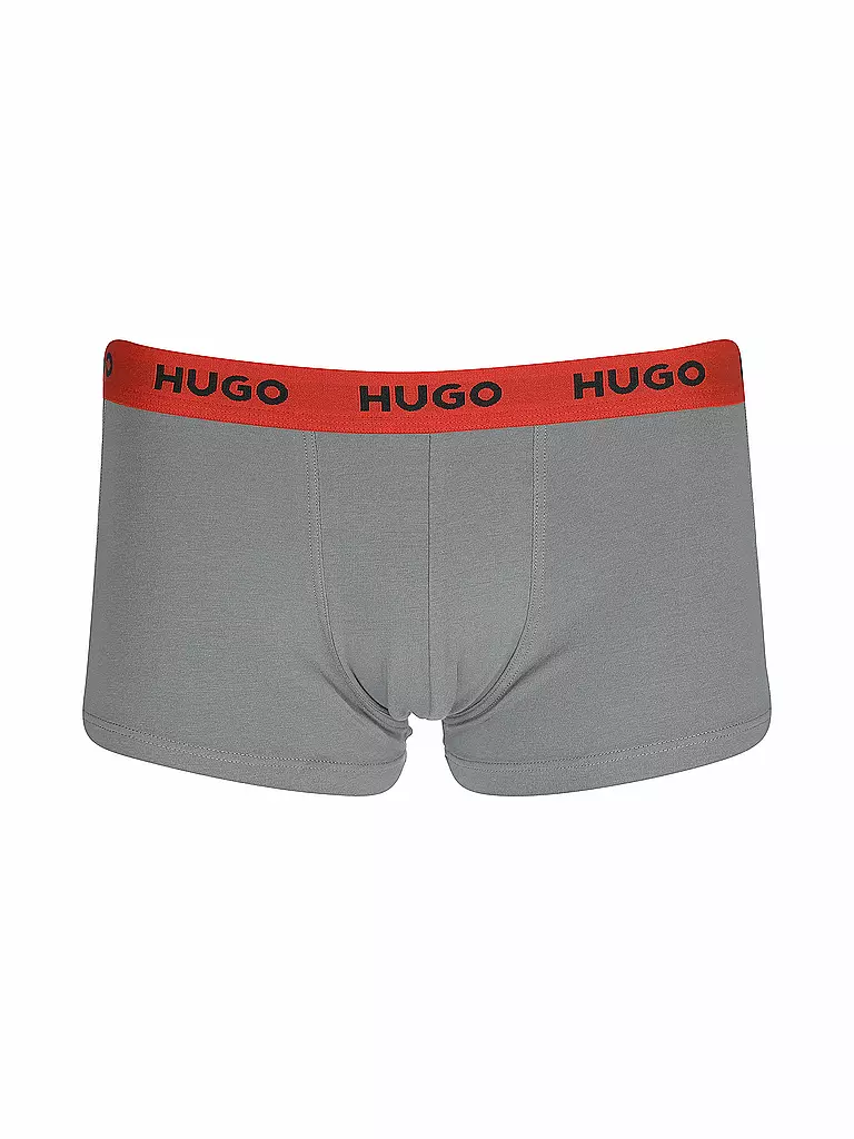 HUGO | Pants 3er Pkg schwarz grau weiß | schwarz