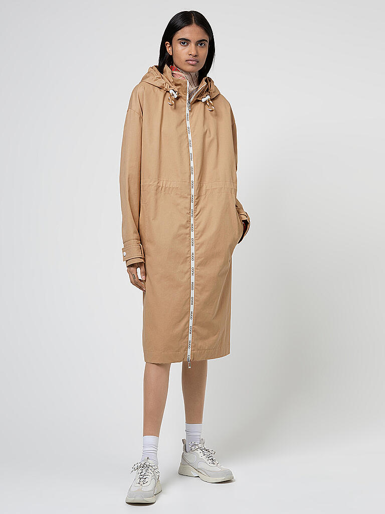 HUGO | Parka Relaxed Fit | beige