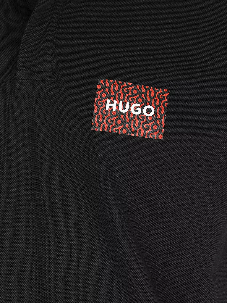 HUGO | Poloshirt DAPLIN | schwarz