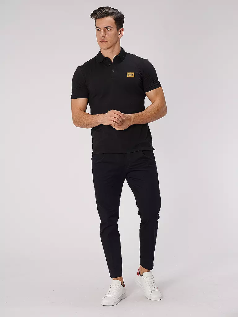 HUGO | Poloshirt DERESO | schwarz