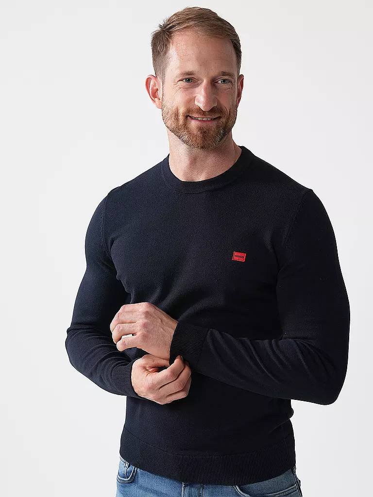 HUGO | Pullover CASSIUS | dunkelblau