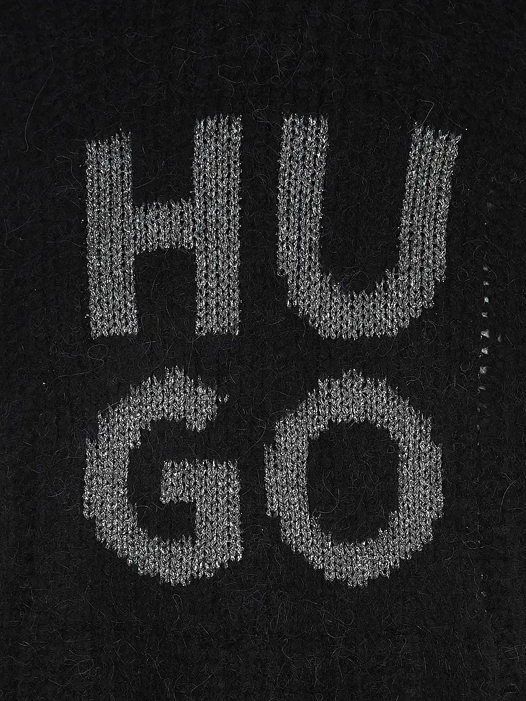 HUGO | Pullover SLOGUIS | Schwarz