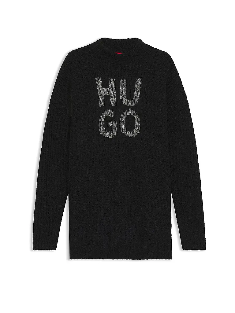 HUGO | Pullover SLOGUIS | Schwarz