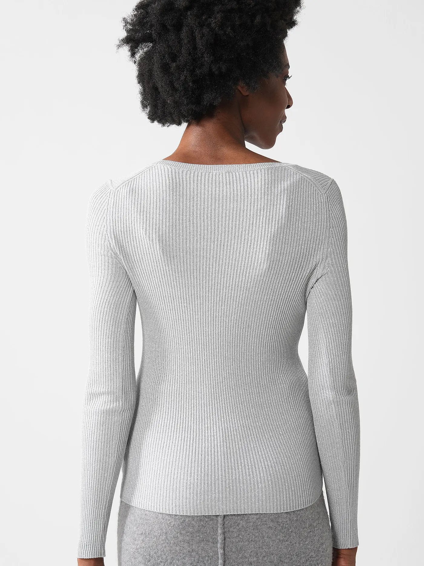 HUGO | Pullover SUNESSYA | silber