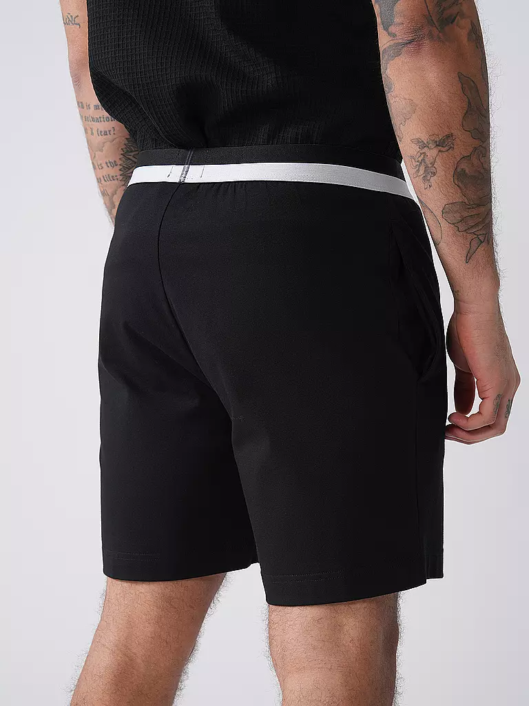 HUGO | Pyjamahose - Shorts AMSTERDAM | schwarz