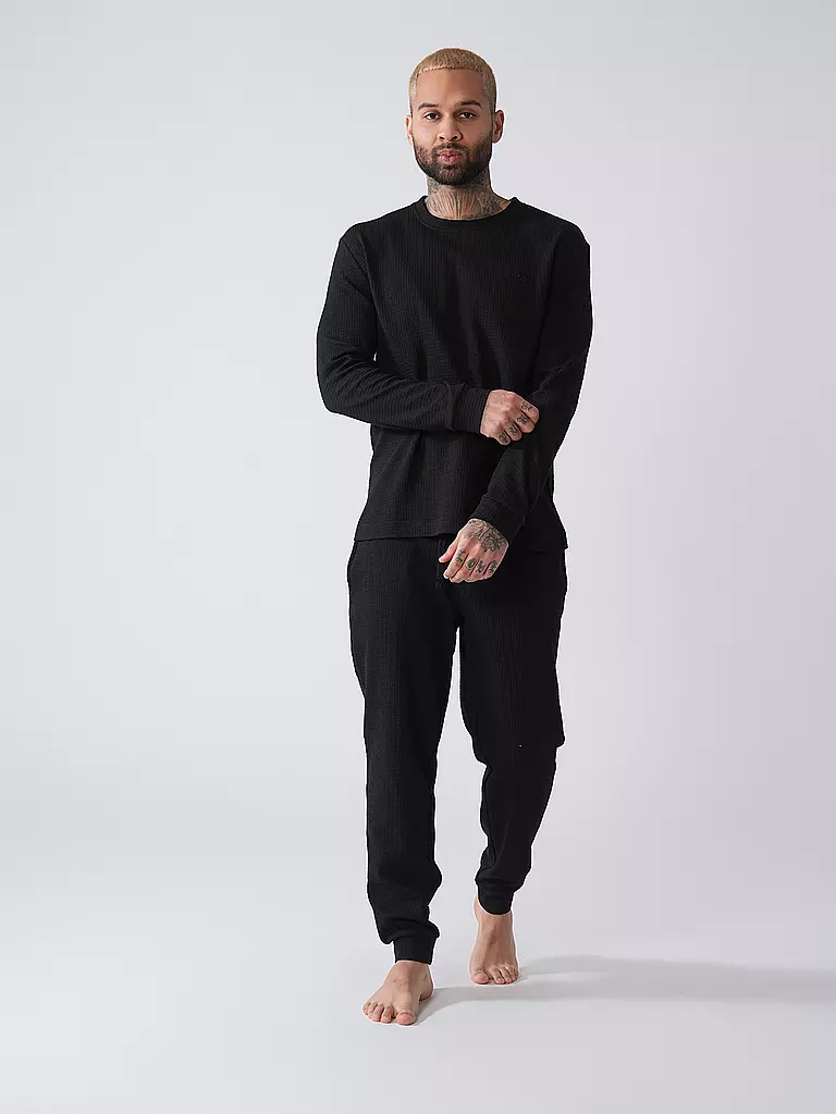 HUGO | Pyjamahose AUSTIN | schwarz