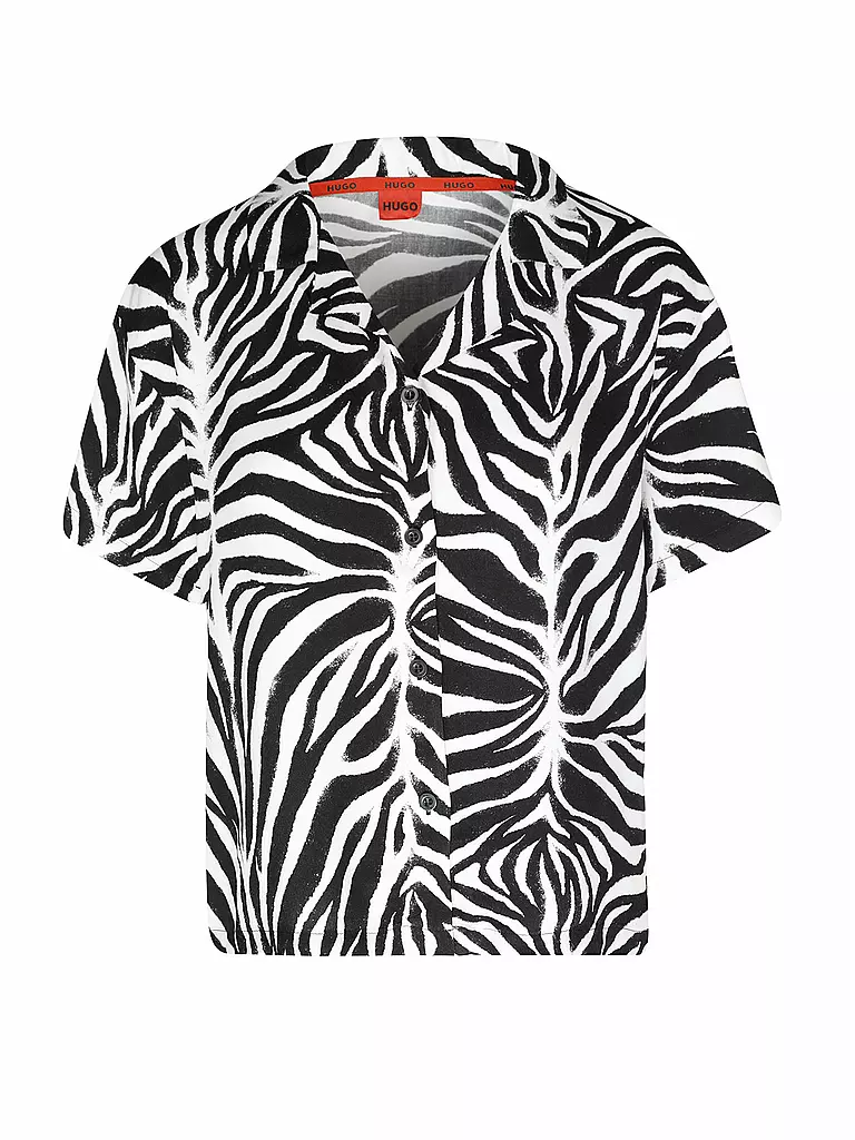 HUGO | Pyjamashirt | schwarz