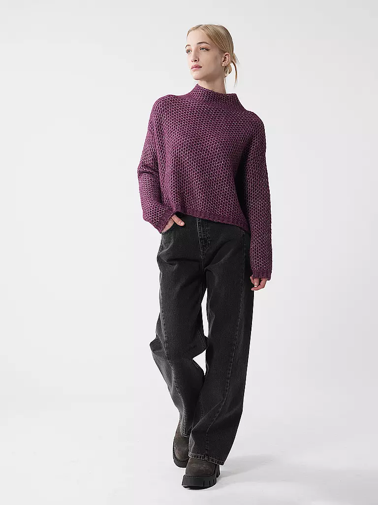 HUGO | Rollkragenpullover SAFINEYNNY  | beere