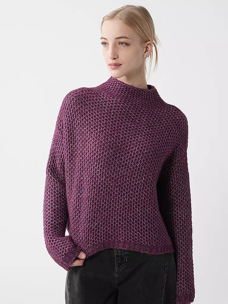 HUGO | Rollkragenpullover SAFINEYNNY  | beere