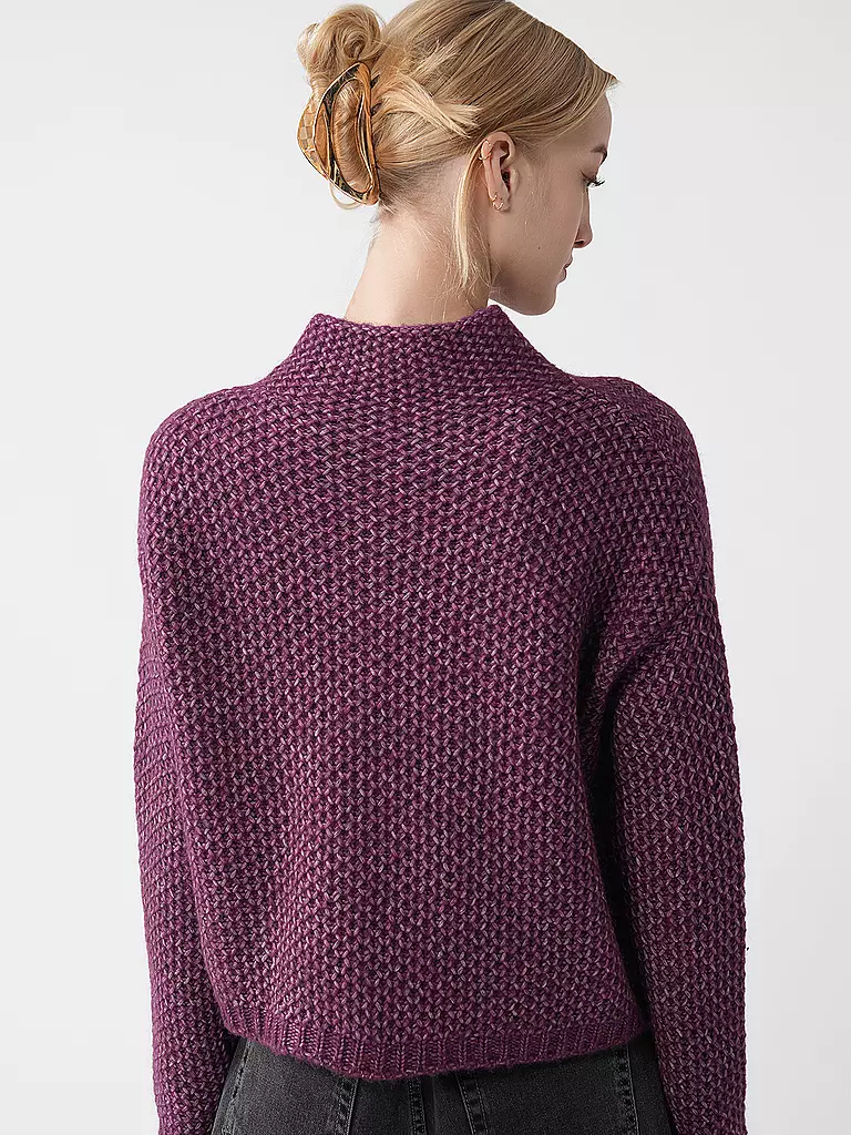 HUGO | Rollkragenpullover SAFINEYNNY  | beere