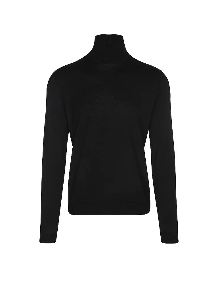 HUGO | Rollkragenpullover SAN THOMAS | schwarz