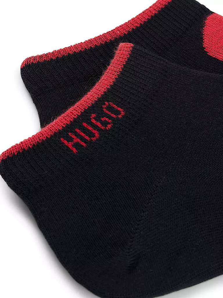 HUGO | Socken 2er Pkg black | schwarz