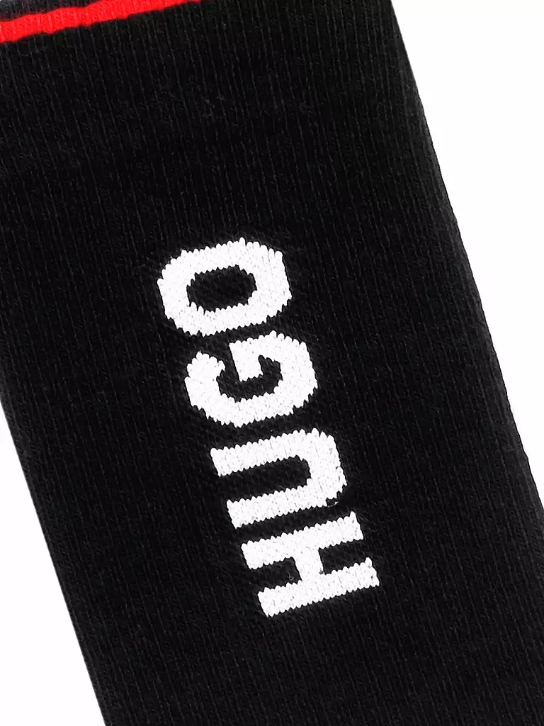 HUGO | Socken 2er Pkg black | schwarz