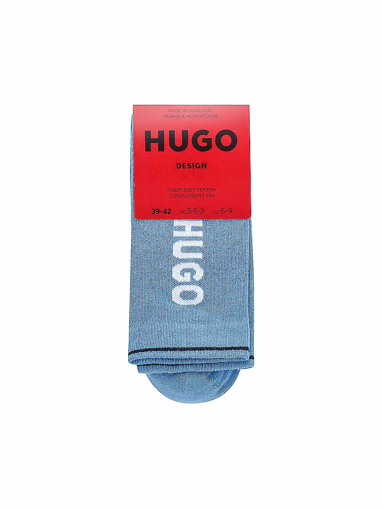HUGO | Socken 2er Pkg medium blue | blau