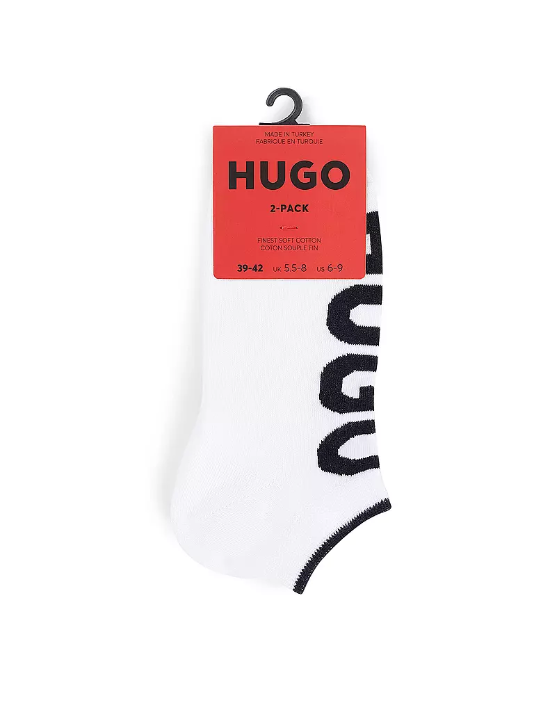 HUGO | Socken 2er Pkg white  | weiss