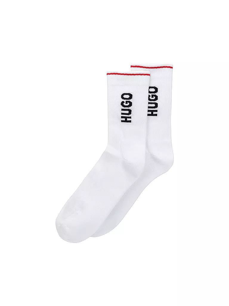 HUGO | Socken 2er Pkg white | weiß