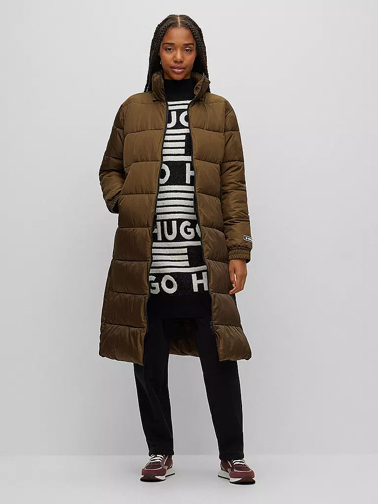 HUGO | Steppmantel Favina | olive