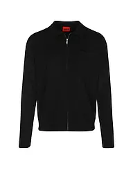 HUGO | Strickjacke SAN JEAN | schwarz