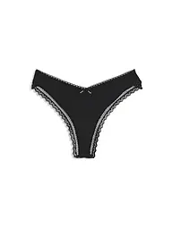 HUGO | String open white  | schwarz