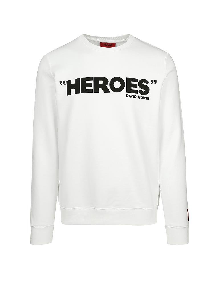 HUGO | Sweater "Heroes" | weiß