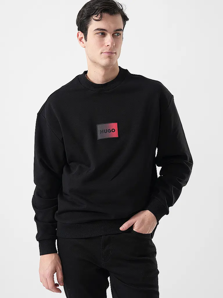 HUGO | Sweater DANOTOP  | Schwarz
