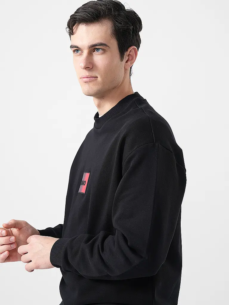 HUGO | Sweater DANOTOP  | Schwarz