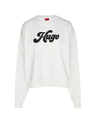 HUGO | Sweater DEROXINA | weiss