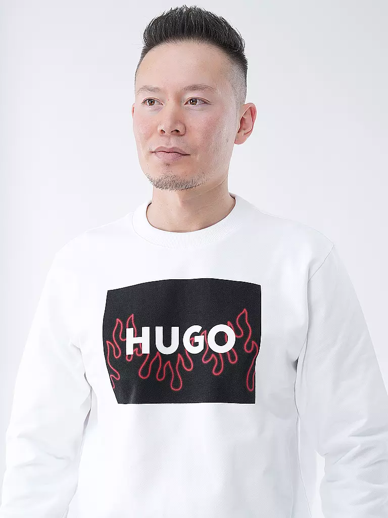 HUGO | Sweater DURAGOL_U241 | weiss