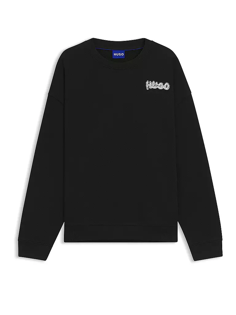 HUGO | Sweater NYROCREW | schwarz
