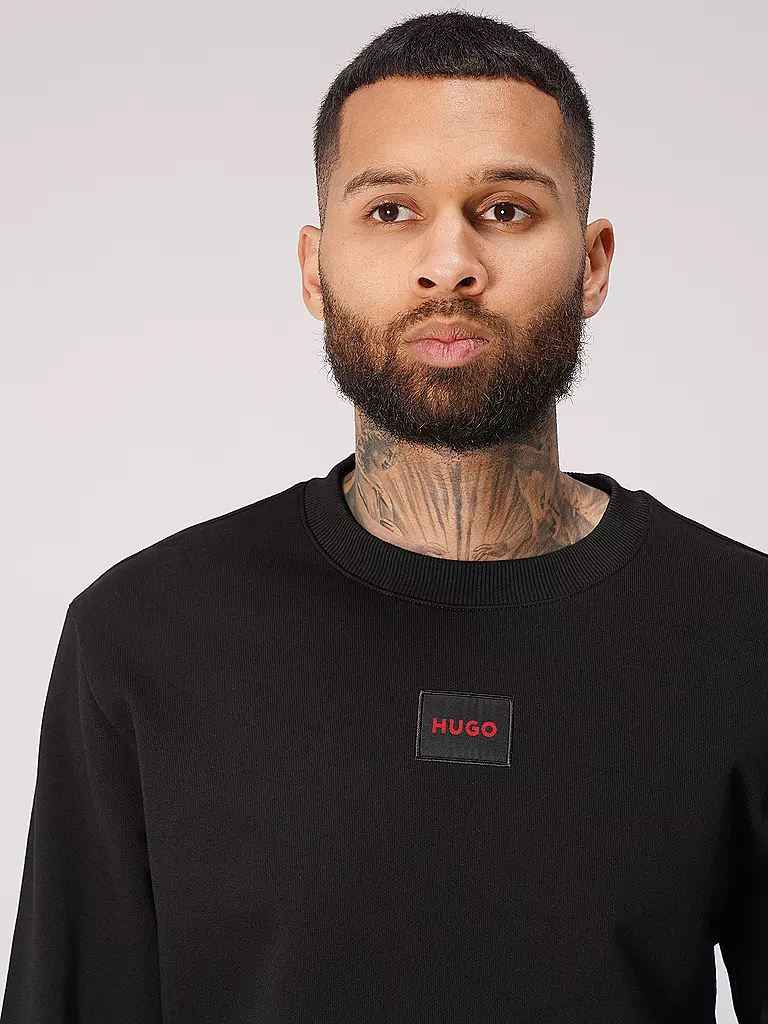 HUGO | Sweater | schwarz