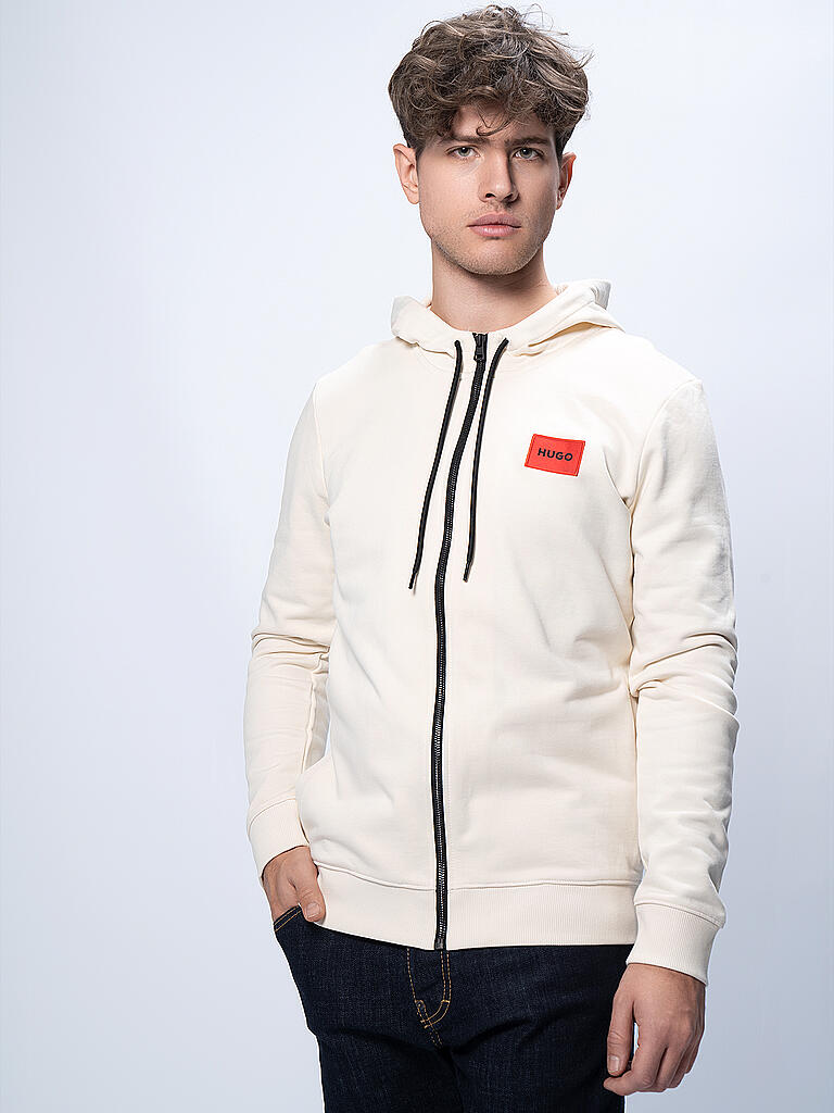 HUGO | Sweatjacke DAPLE | creme