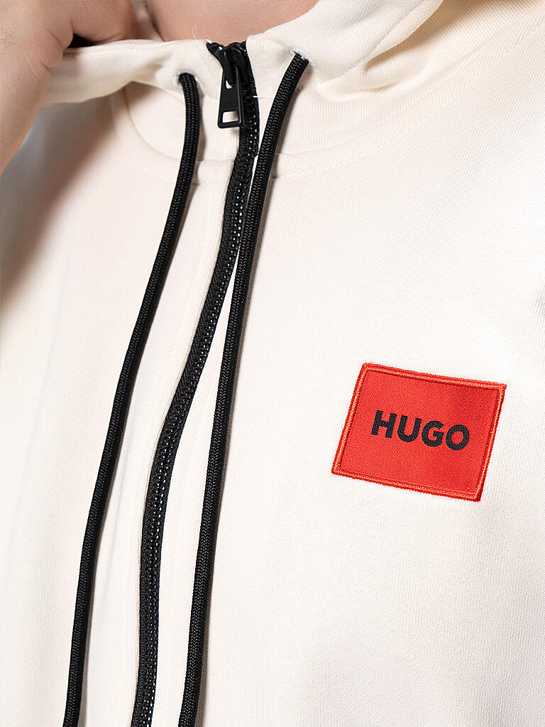 HUGO | Sweatjacke DAPLE | creme