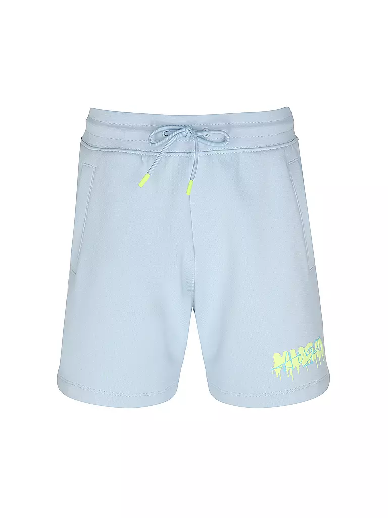 HUGO | Sweatshorts DAPALMI | hellblau