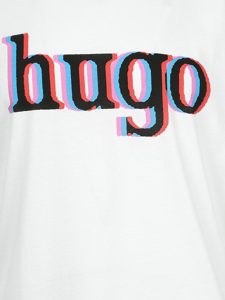HUGO | T Shirt " Dontrol " | weiß