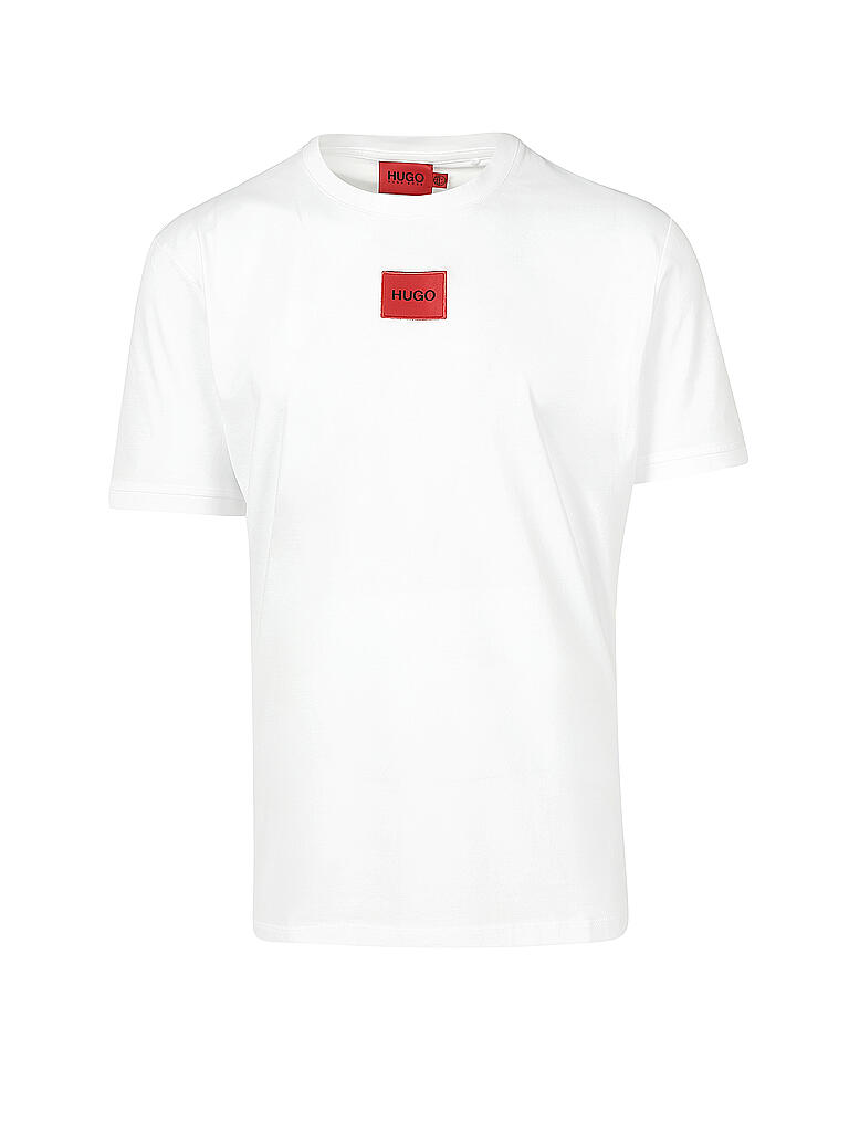 HUGO | T Shirt Regular Fit " Diragolino212  " | weiß
