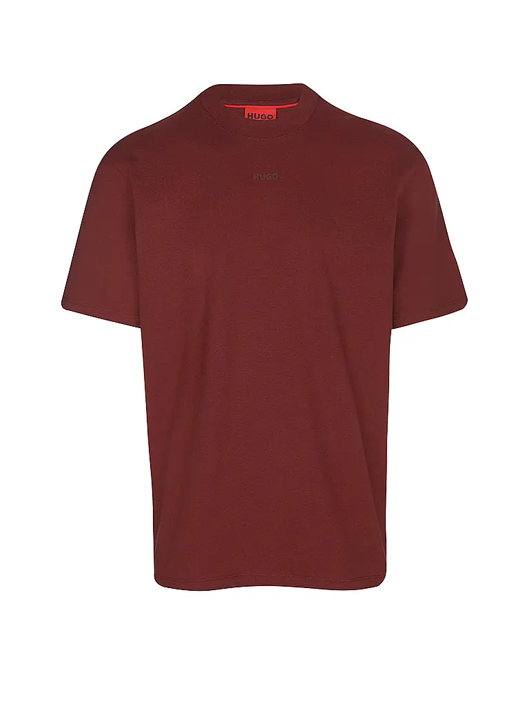 HUGO | T-Shirt  | dunkelrot