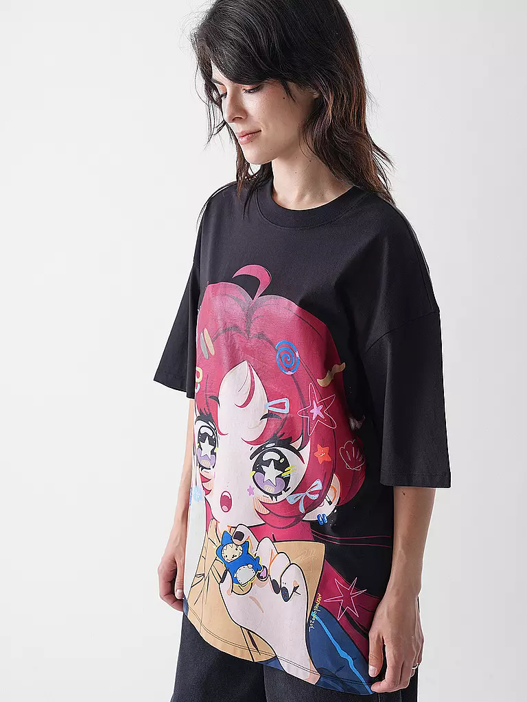 HUGO | T-Shirt  | schwarz