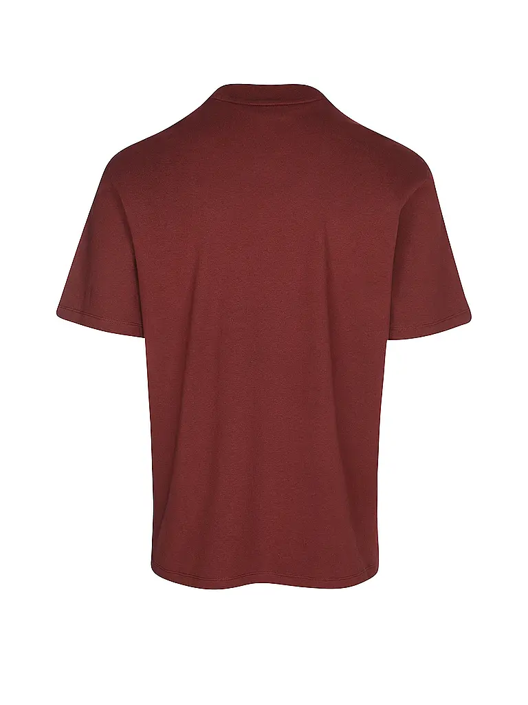 HUGO | T-Shirt  | dunkelrot